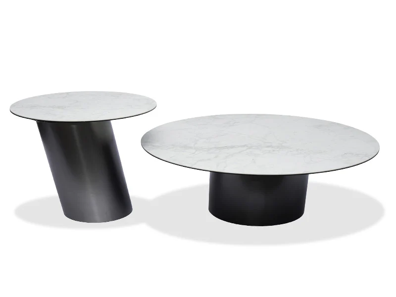 Alpha Side Table - Marble Grey - Image 3