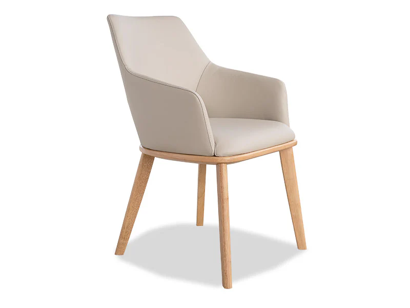 Archie Dining Chair - Leather - Image 3