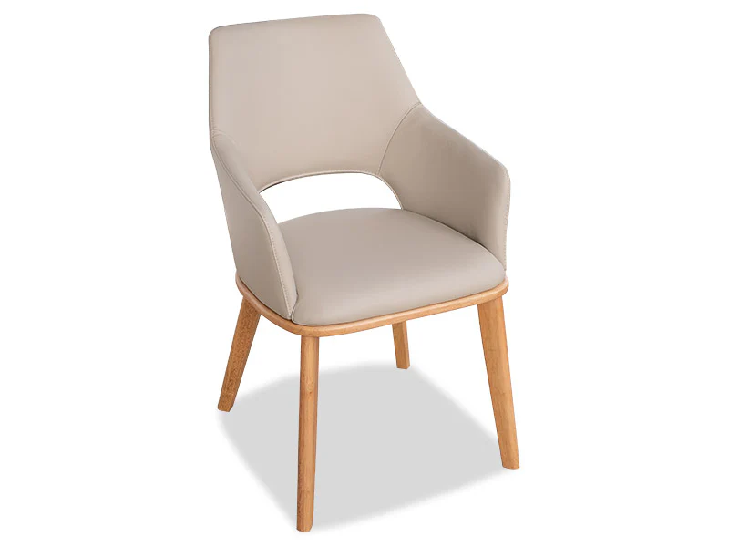 Archie Dining Chair - Leather - Image 4