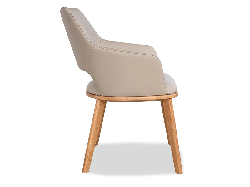 Archie Dining Chair - Leather - Image 5
