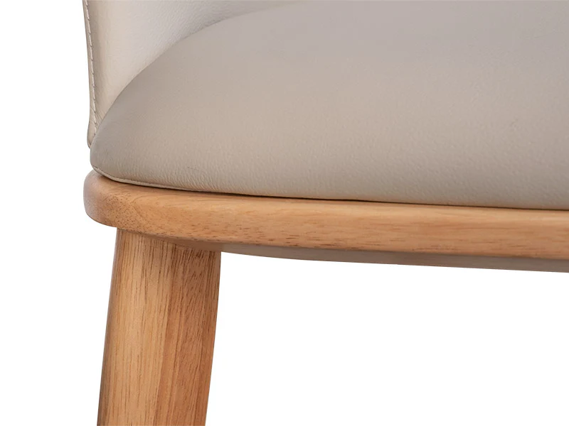 Archie Dining Chair - Leather - Image 6