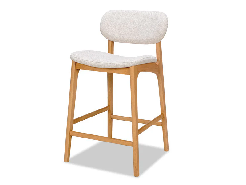 Arlo Oak Barstool - Sand - Image 2