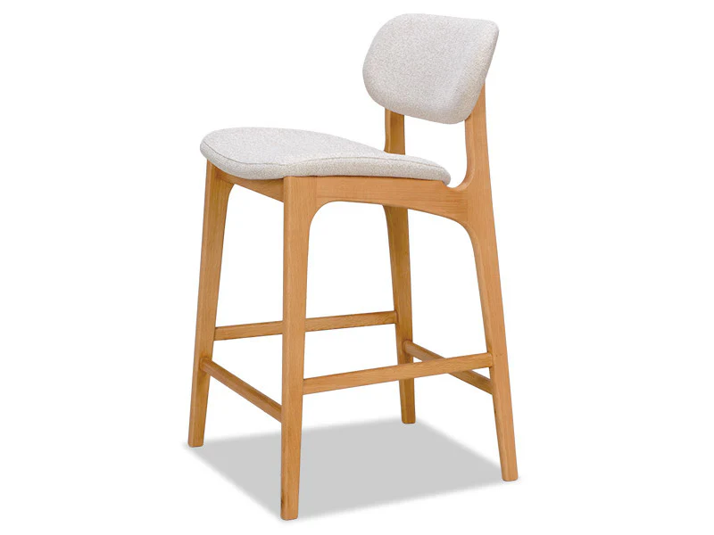 Arlo Oak Barstool - Sand - Image 3
