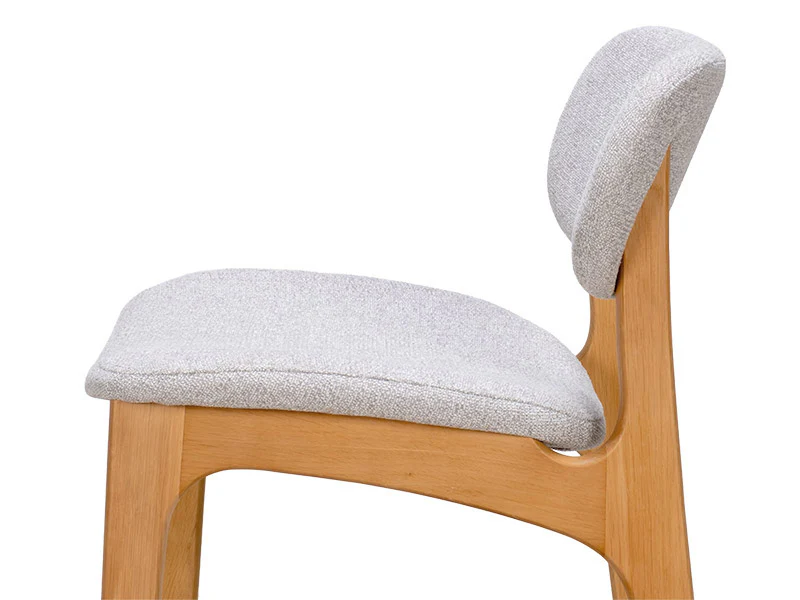 Arlo Oak Barstool - Silver - Image 6