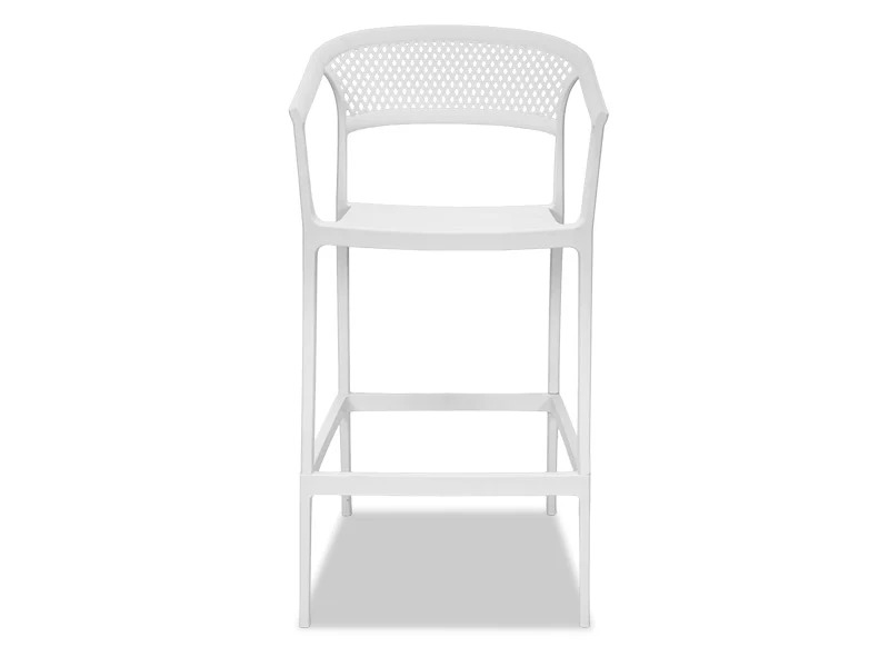Beach Outdoor Barstool - White