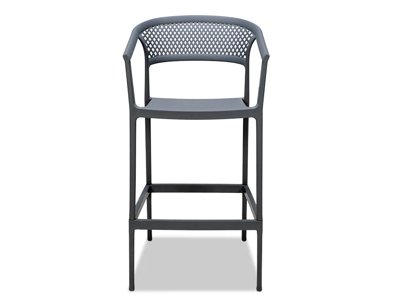 Beach Outdoor Barstool - Grey - Image 3