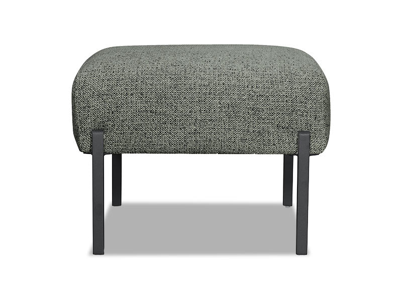 Bellevue Fabric Footstool - Green - Image 3