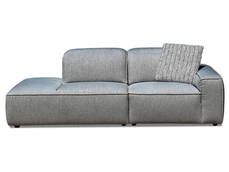 Burma 2 Seat Open Chaise - Dark Grey
