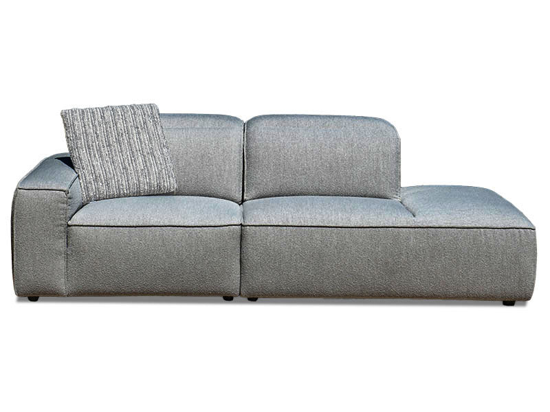 Burma 2 Seat Open Chaise - Dark Grey - Image 2