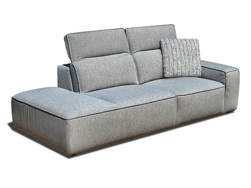 Burma 2 Seat Open Chaise - Dark Grey - Image 3