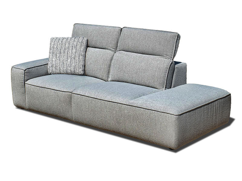 Burma 2 Seat Open Chaise - Dark Grey - Image 4