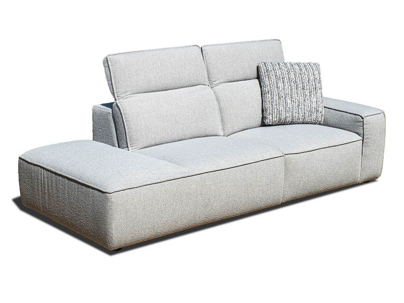 Burma 2 Seat Open Chaise - Grey - Image 3