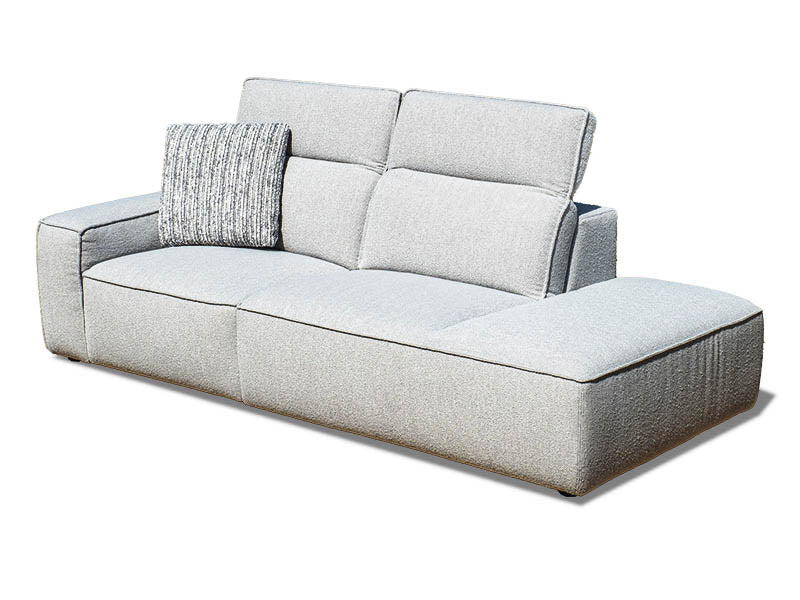 Burma 2 Seat Open Chaise - Grey - Image 4