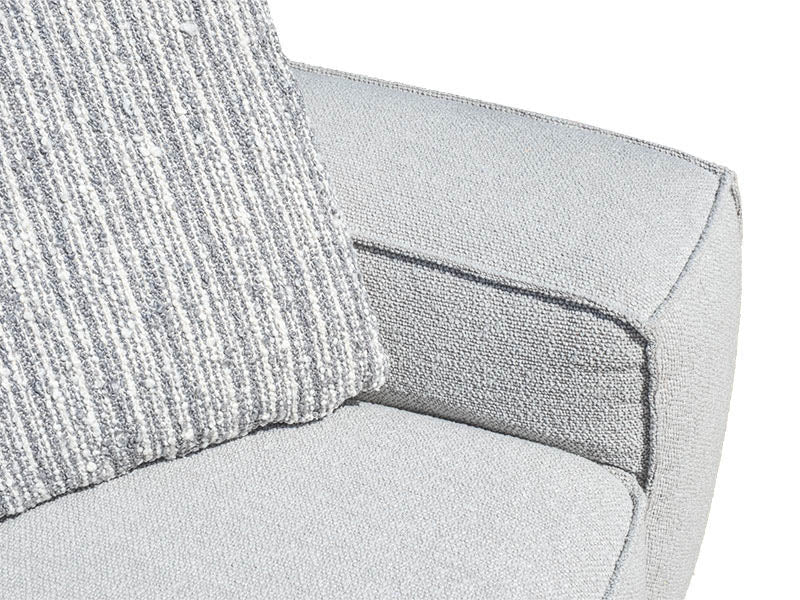 Burma 2 Seat Open Chaise - Grey - Image 7