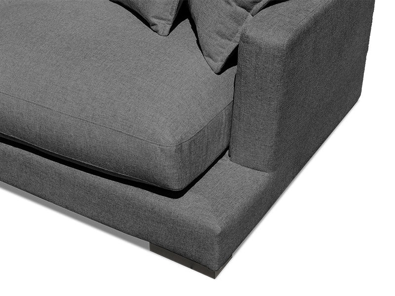 Byron Small Chaise - Dark Grey - Image 3