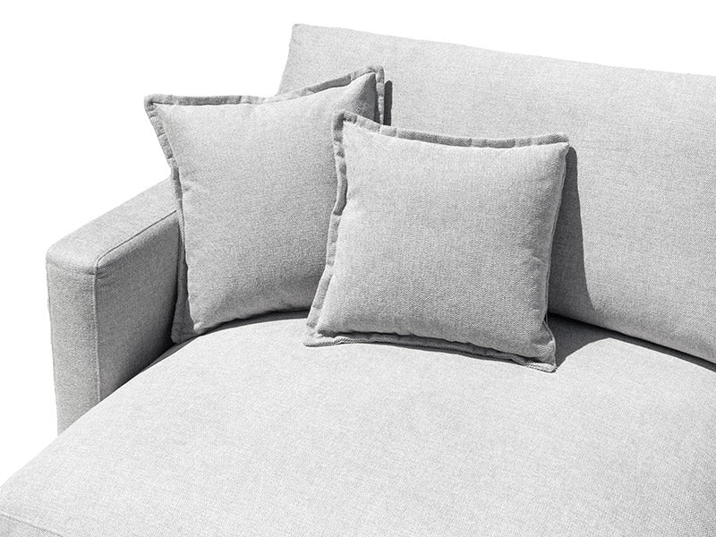 Byron Small Chaise - Light Grey - Image 3
