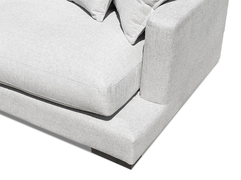 Byron Small Chaise - Light Grey - Image 4