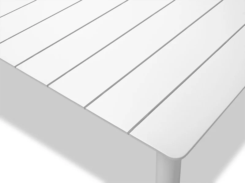 Cairns 2345 Outdoor Dining Table - White - Image 2