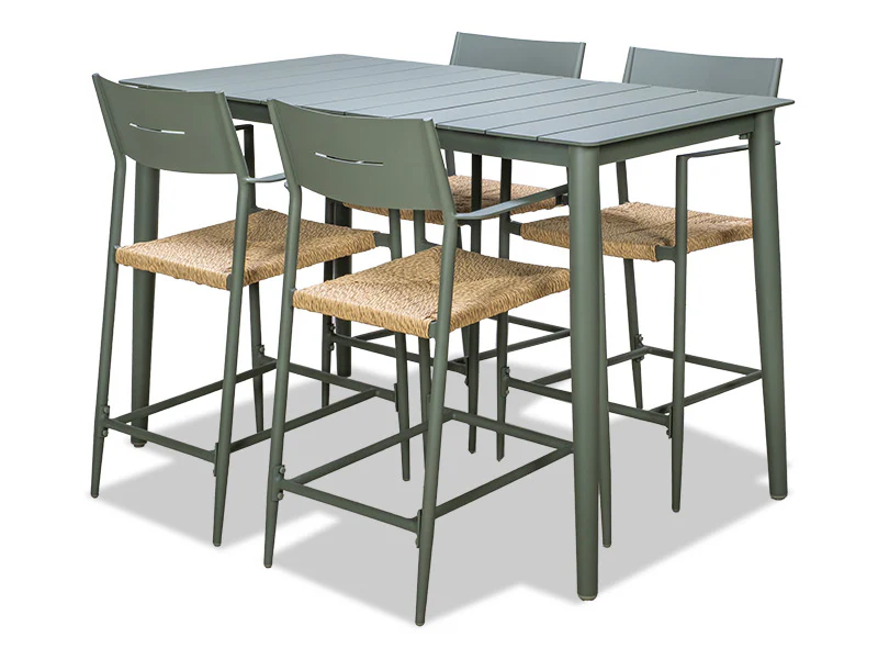 Cairns Outdoor Bar Table Only - Green - Image 3