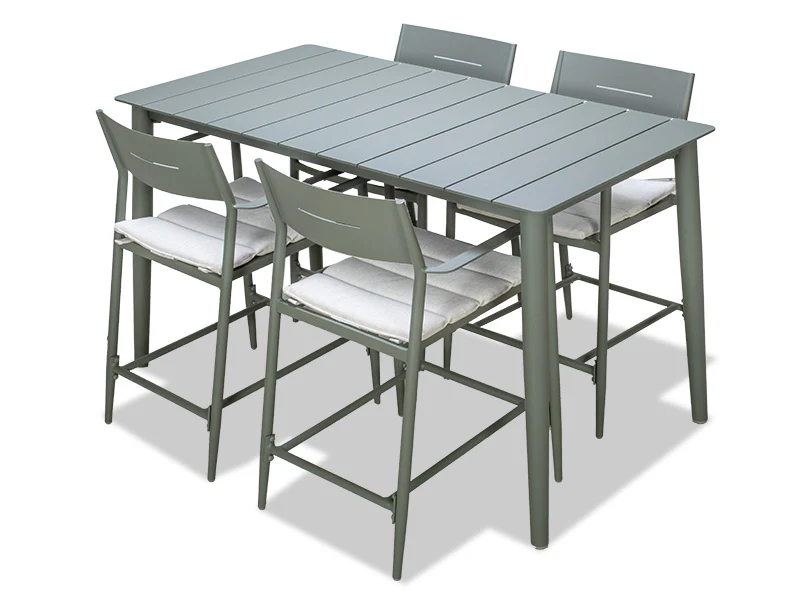 Cairns Outdoor Bar Table Only - Green - Image 4