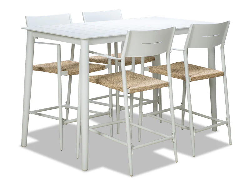 Cairns Outdoor Bar Table Only - White - Image 3