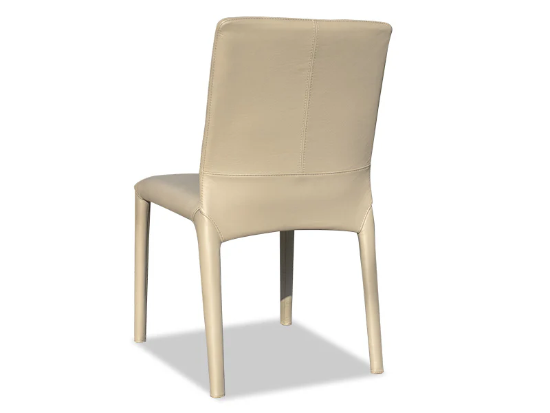 Calla Dining Chair - Light Mocha Leather - Image 2