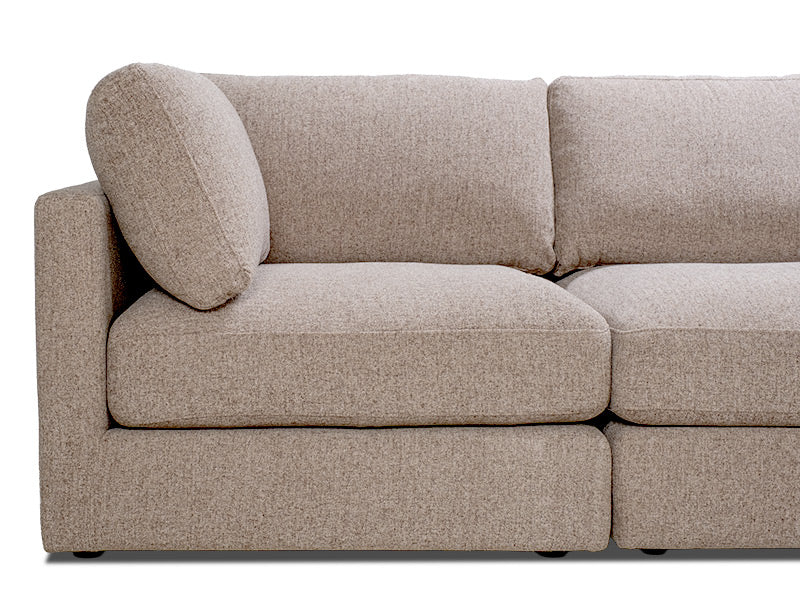 Capella 4 Seater + Ottoman - Cobblestone - Image 6