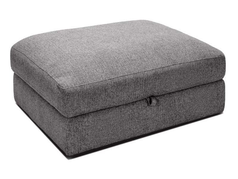 Capella 4 Seater + Ottoman - Caviar - Image 5