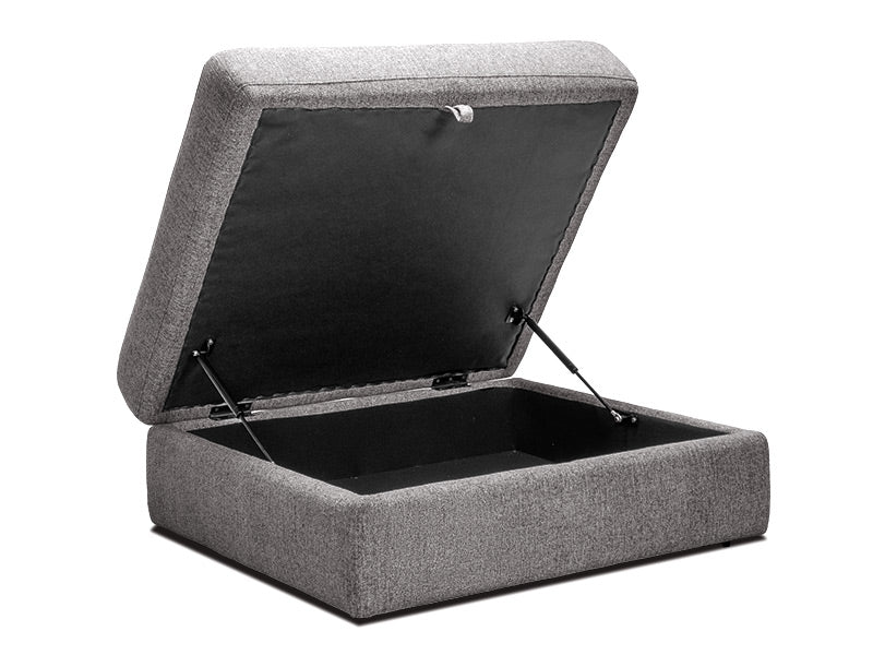 Capella 4 Seater + Ottoman - Caviar - Image 6