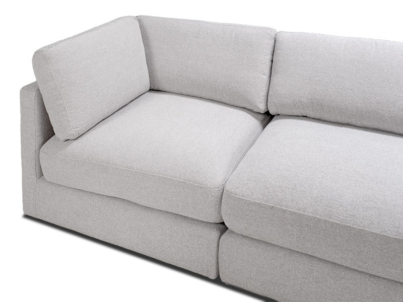 Capella 4 Seater + Ottoman - Storm - Image 5