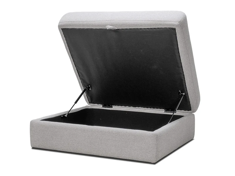 Capella 4 Seater + Ottoman - Storm - Image 7
