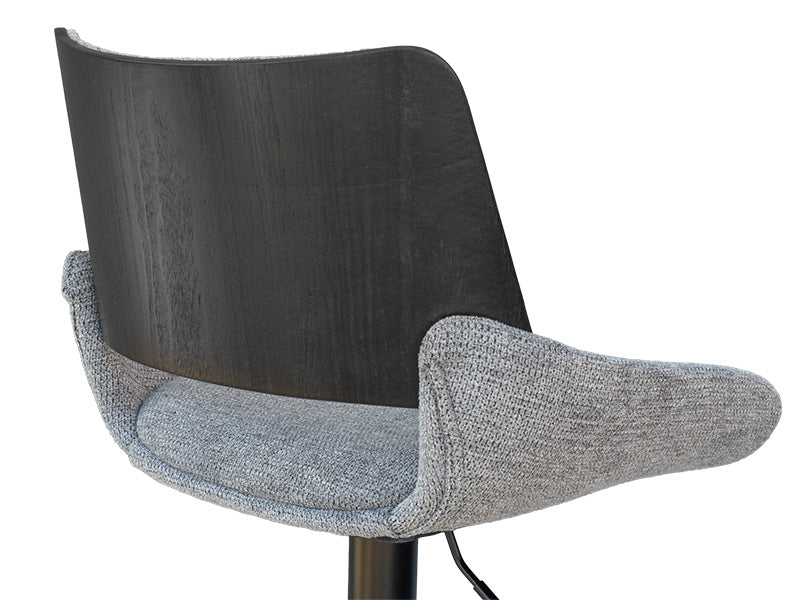 Jett Barstool Black - Gas Lift - Image 5