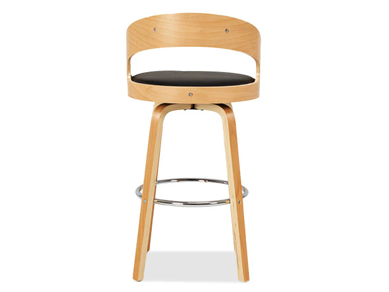Captain Barstool 4 Legs - Black/Natural - Image 2