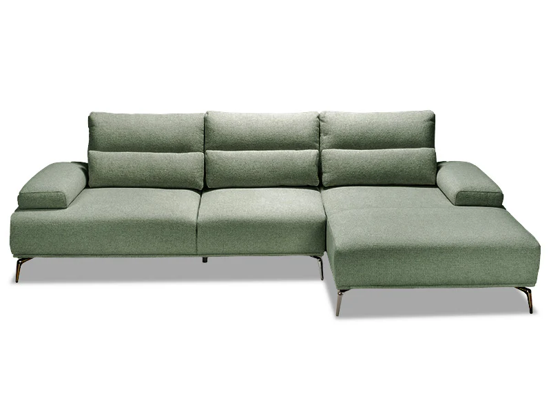 Solar 3 Seater Chaise - Green