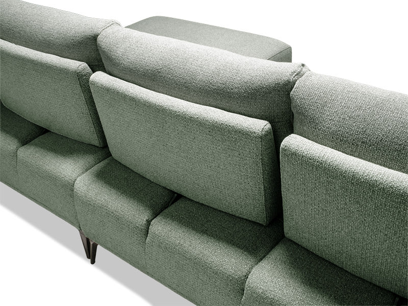 Solar 3 Seater Chaise - Green - Image 5