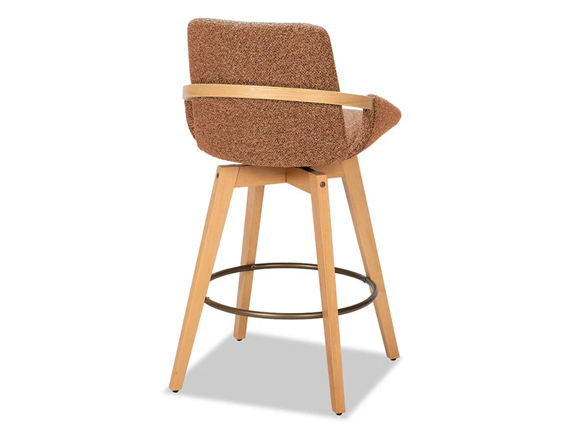 Coda Barstool - Coral - Image 2