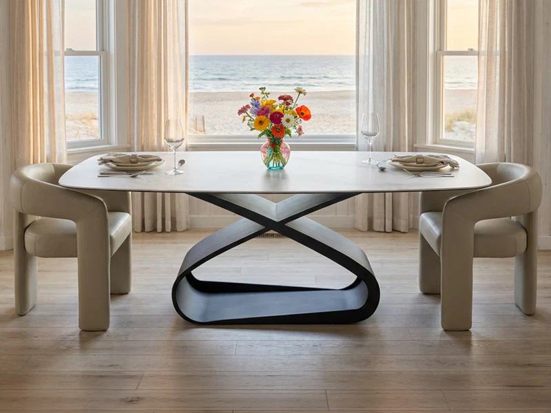Delux Dining Chair - Leather - Image 7