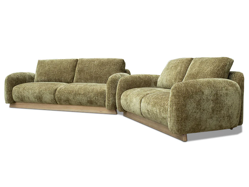 Icon 3 Seater Sofa - Moss - Image 4