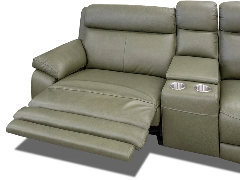 Echo 2 Seat Dual Recliner - Leather - Image 3
