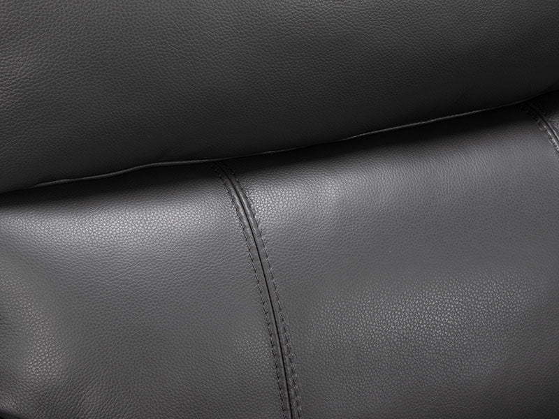 Genoa 1 Seat Leather Electric Recliner - Magnet - Image 3