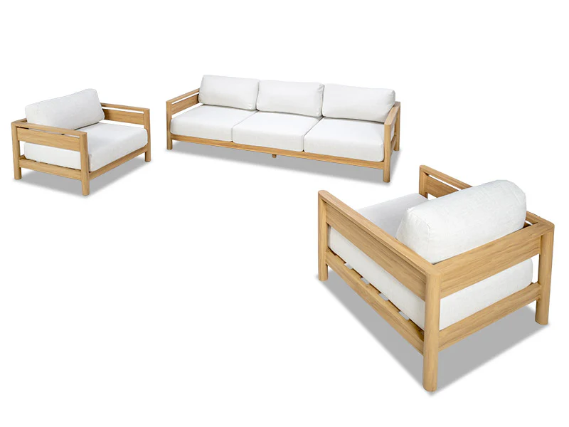 Hamilton Outdoor 3 Seater + 2 Chairs - Image 2