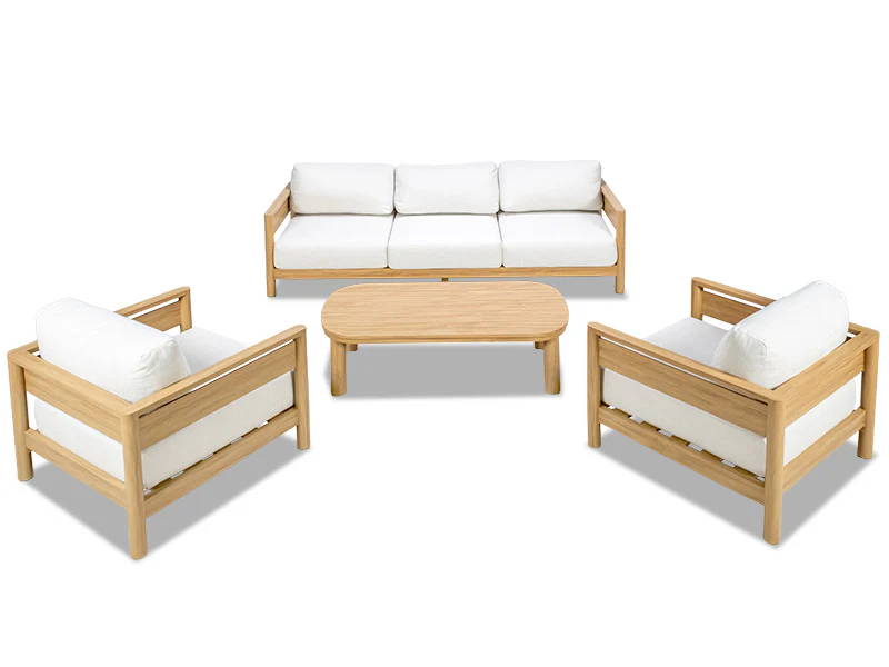 Hamilton Outdoor 3 Seater + 2 Chairs - Image 3