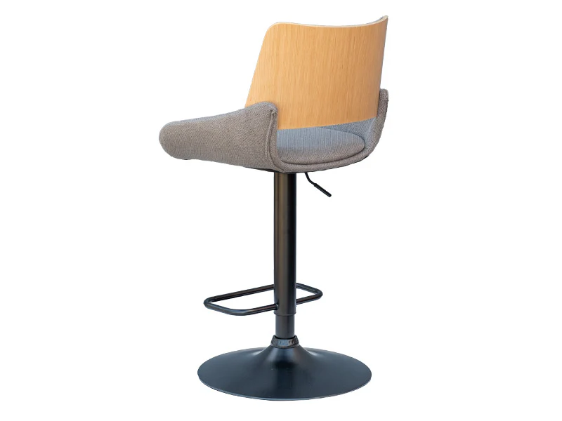 Jett Barstool Oak Wood - Gas Lift - Image 3