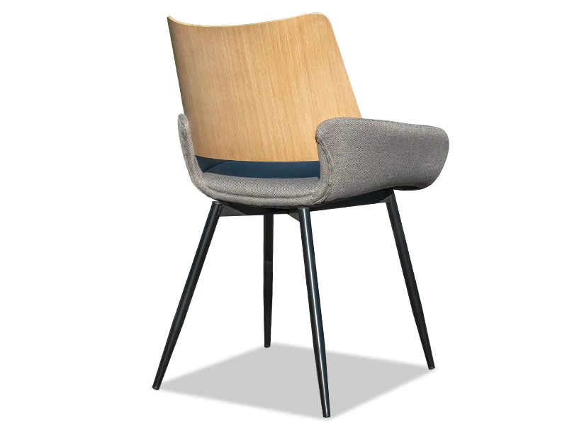 Jett Dining Chair Oak Wood - Image 4