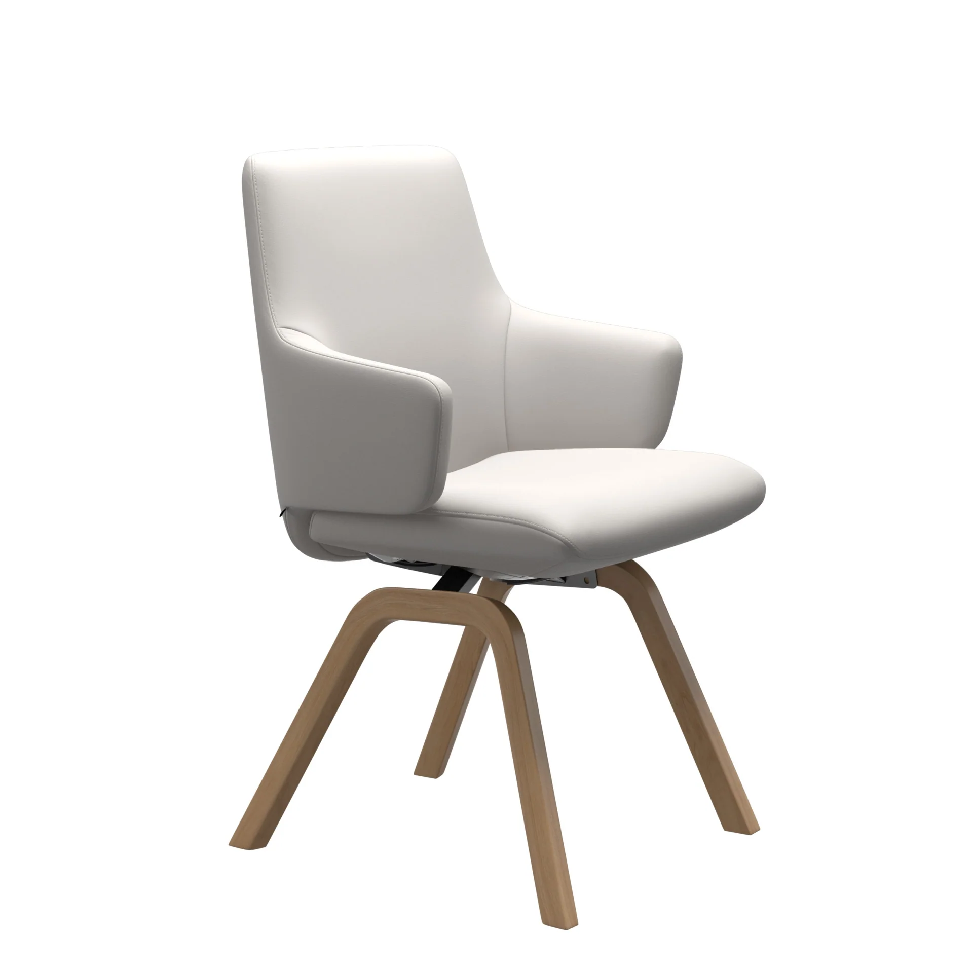 Laurel Dining Chair With Arms - D200 - LB -Leather - Image 3