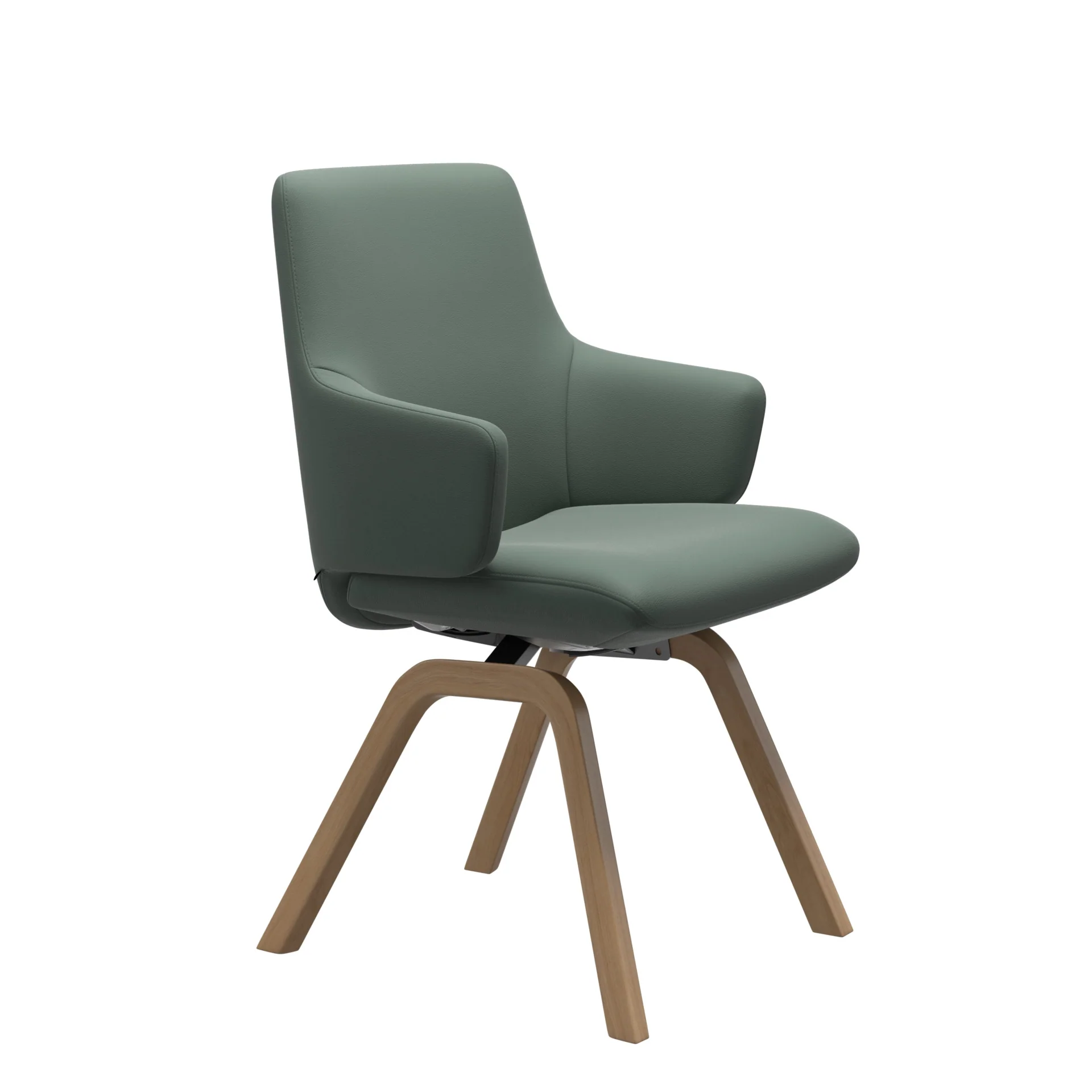 Laurel Dining Chair With Arms - D200 - LB -Leather - Image 5