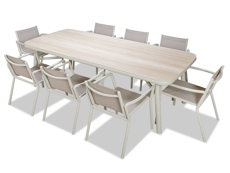 Leaf 9 Piece Outdoor Dining - Image 3