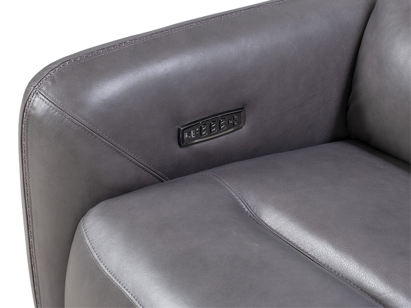 Logan 3.5 Seater - Leather Electric Recliner - Image 8