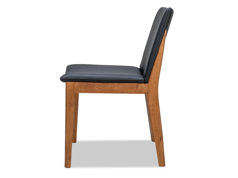Luca Leather Dining Black - Marri - Image 4