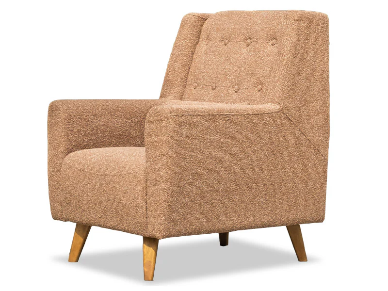 Mimi Fabric Chair - Lisa Coral - Image 2